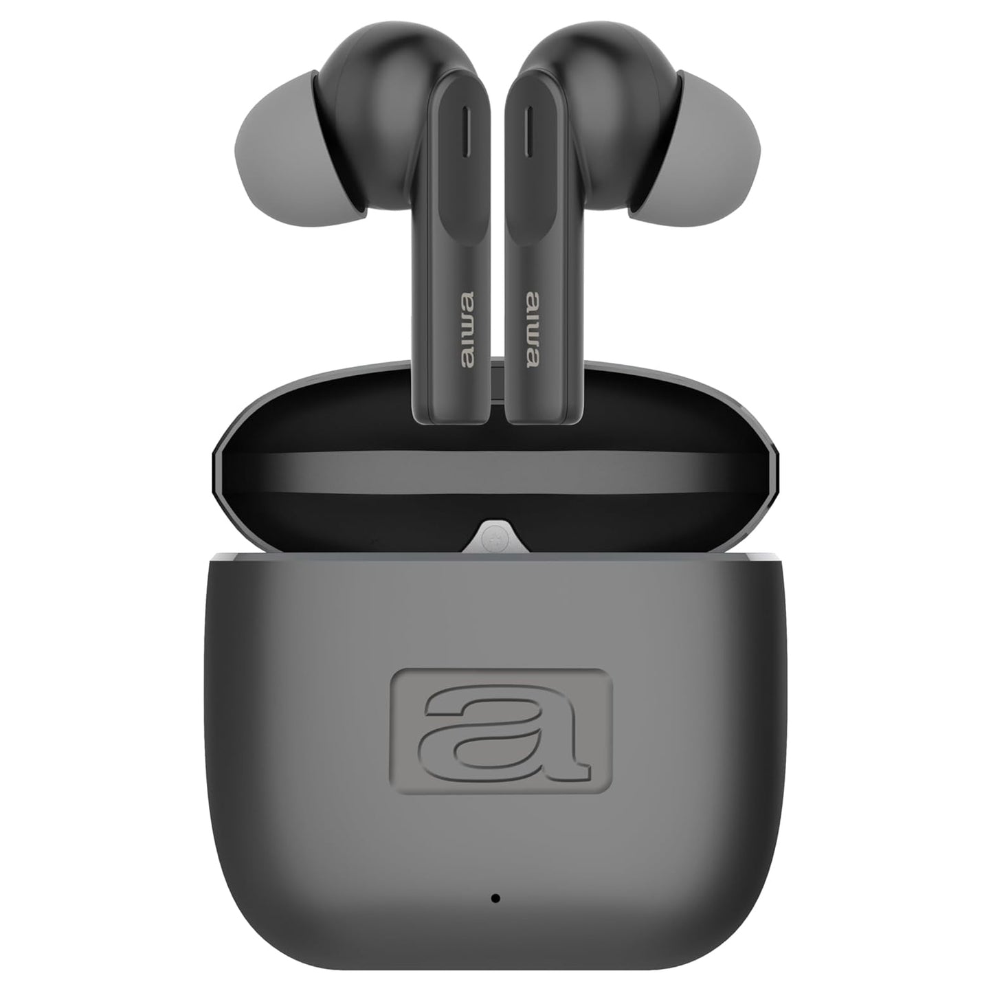 AIWA EBTW-200 – Stereo Wireless ENC TWS Earbuds with Metal Charging Case & Bluetooth 5.3