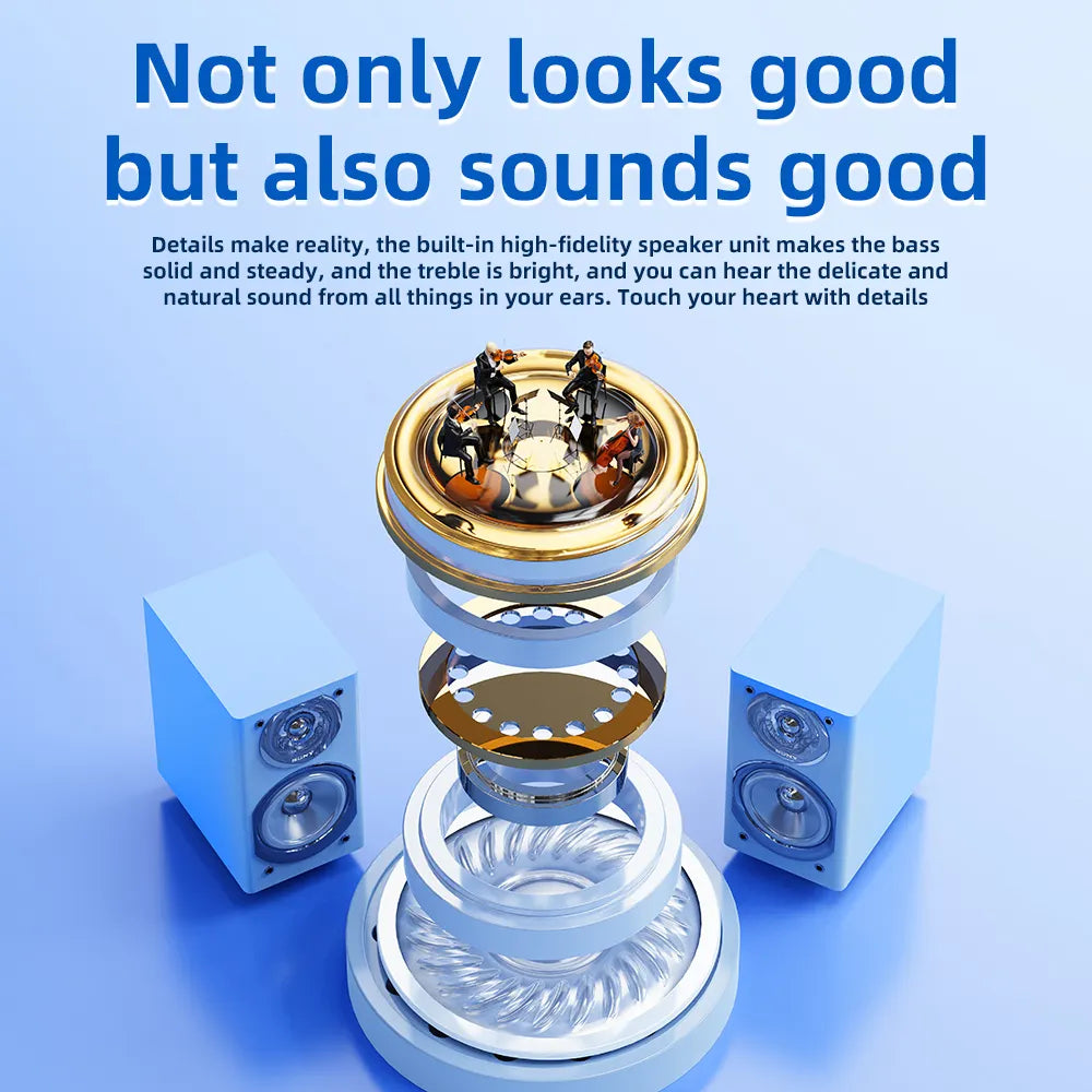 TRANYOO AIR BUDS TM-25 – True Wireless Stereo Sound with Deep Bass & Sleek Design