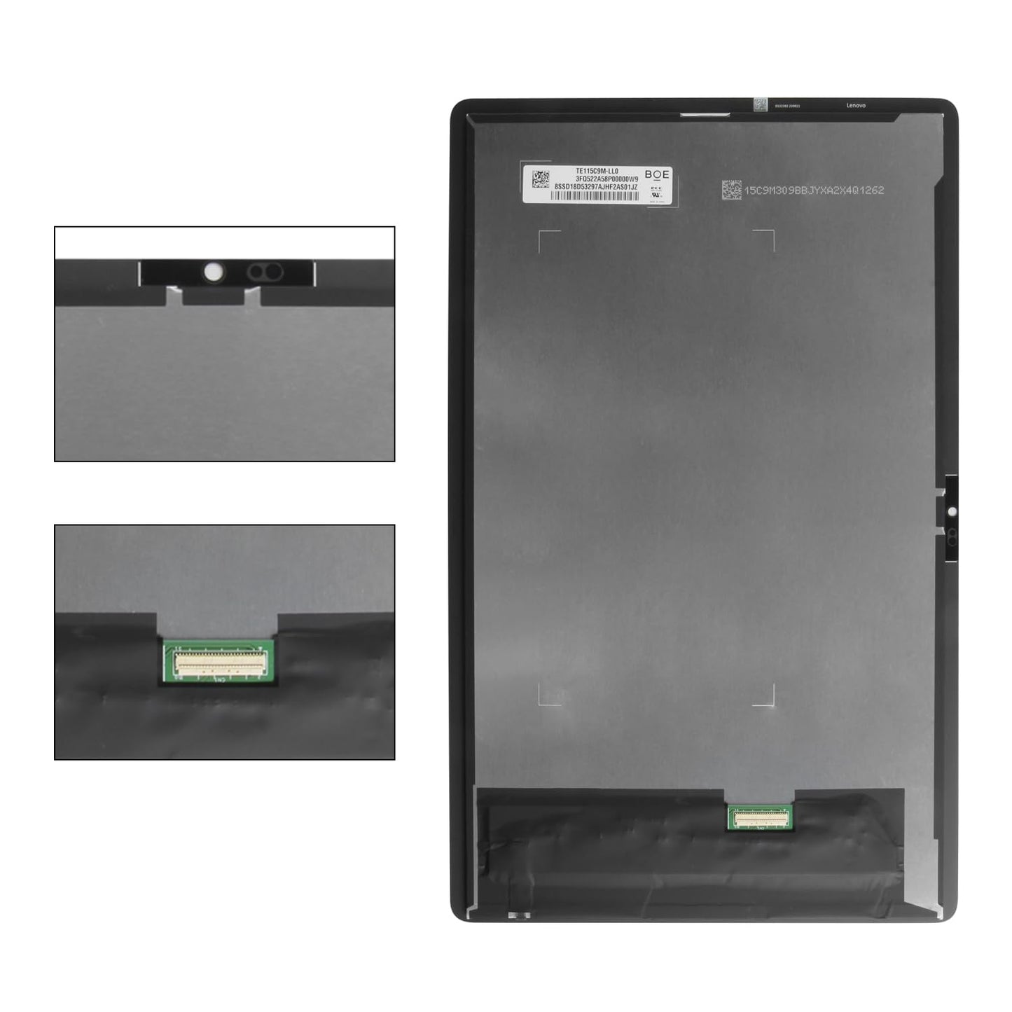 Original New Lenovo Tab P11 (2nd Gen, 2022) 11.5" TB350FU / TB350XU (Black) LCD Display Panel