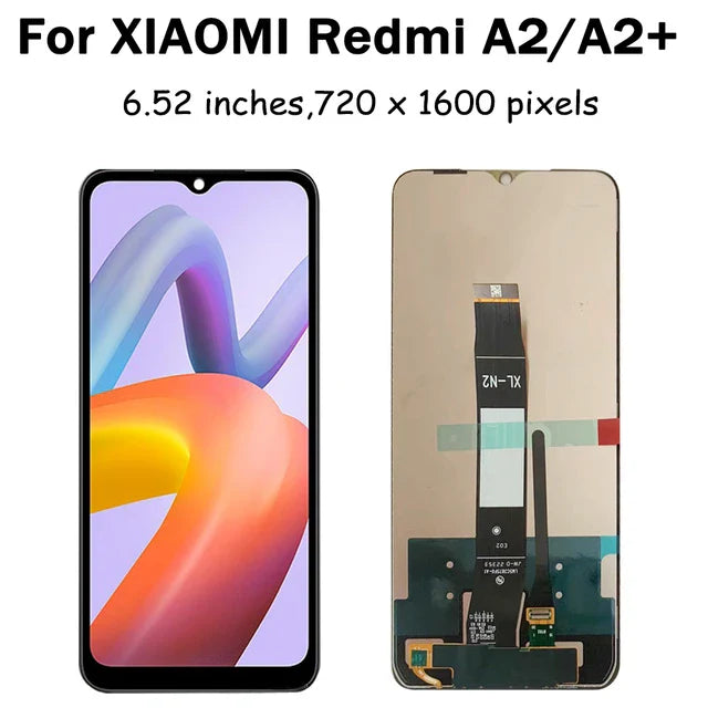 Écran LCD complet + tactile avec châssis pour Xiaomi Redmi A2 / A2+