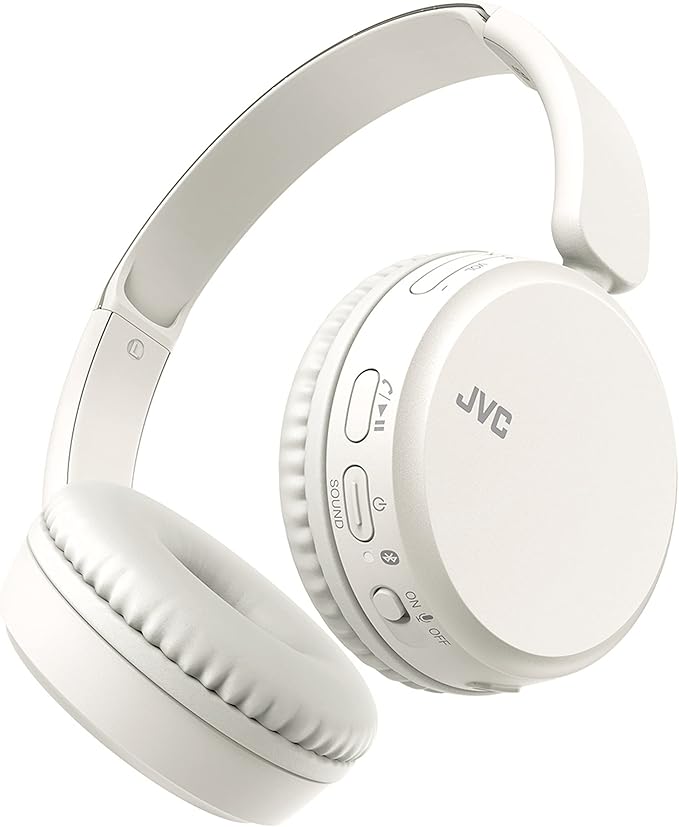 JVC HA-Z37W-W Wireless Bluetooth Headphones – Deep Bass, Clear Calls & Modern Comfort