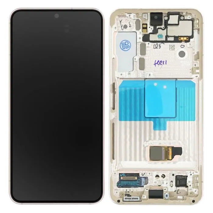 Samsung Galaxy S22 SM-S901 Pantalla Original LCD + Táctil con Marco Negro
