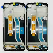 6.5” Original LCD Screen For Realme C25Y / C25y RMX3265 RMX3269 | Full Display and Touch Screen Digitizer Assembly with Frame (Black)