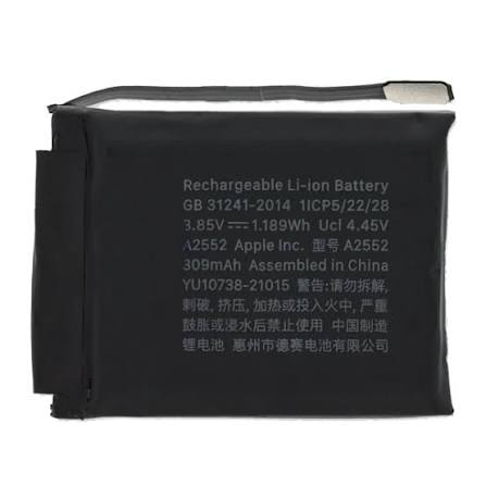 Apple Watch Series 8 (S8) Battery Replacement (41mm 282mAh & 45mm 308mAh)