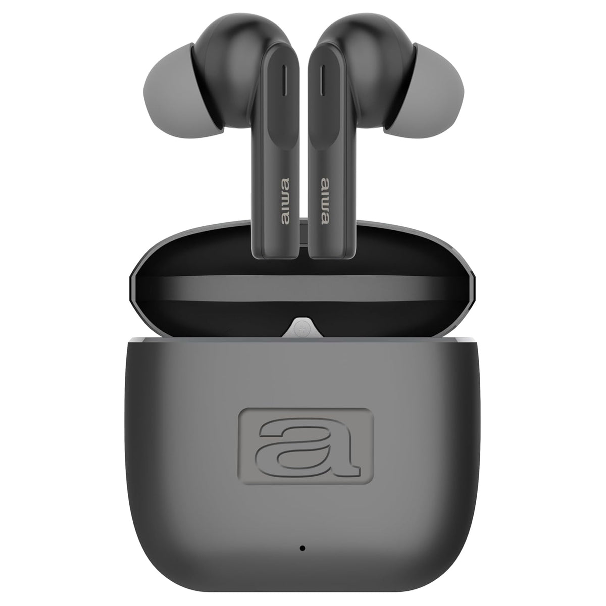 AIWA EBTW-200 – Stereo Wireless ENC TWS Earbuds with Metal Charging Case & Bluetooth 5.3