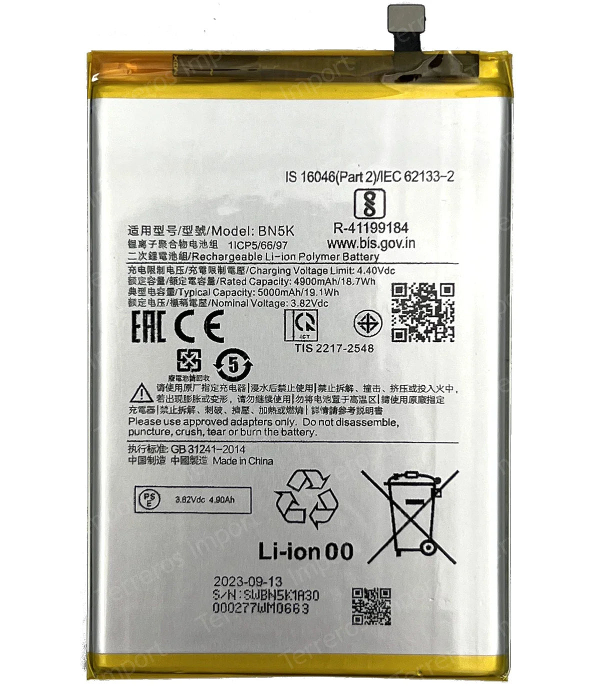 Xiaomi Redmi 12C 4G Original Premium Battery – 100% Health 🔋
