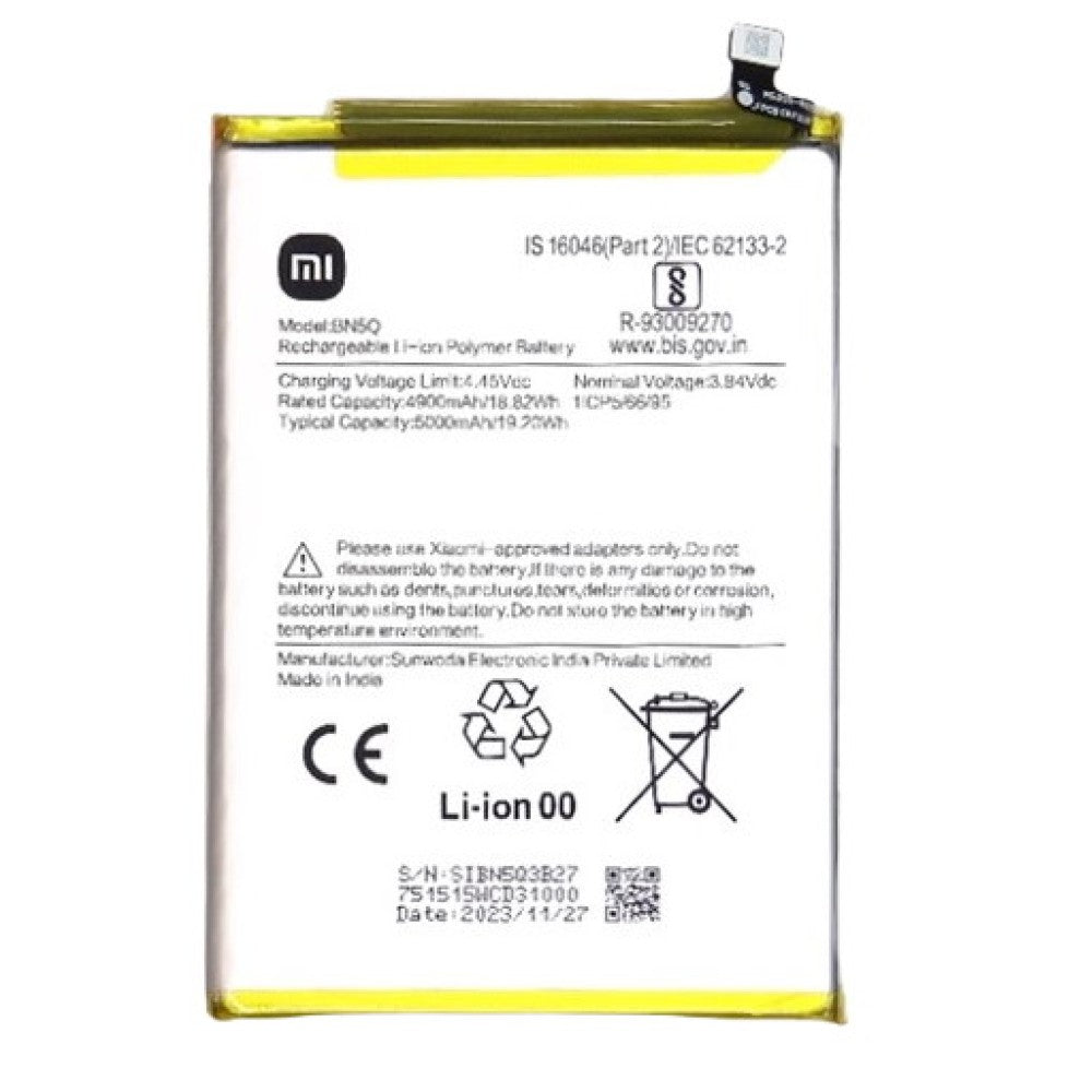 Xiaomi Redmi 13C 4G Original Premium Battery – 100% Health 🔋