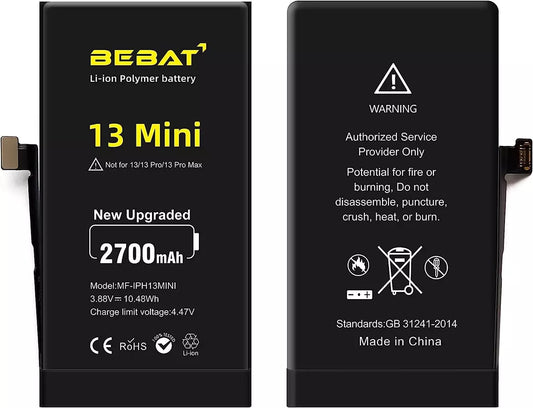 13 Pro Max/ 13 PRO / 13 PLUS /13 MINI/ 13 Original Apple Replacement Battery   100% Health