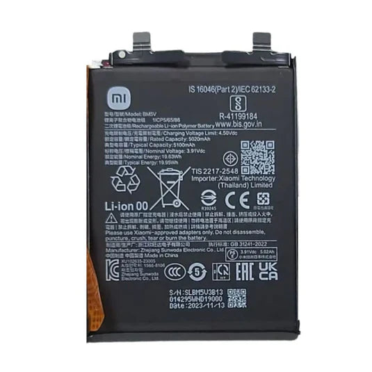 Original Battery for Xiaomi Redmi Note 13 Pro 4G / 5G – 100% Health Premium Quality