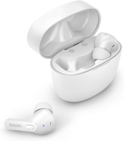 PHILIPS TAT2206WT/00 – True Wireless Bluetooth Earphones with Mic (White)