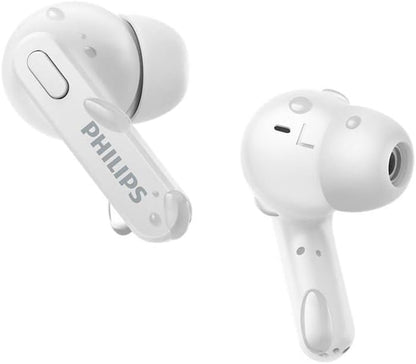 PHILIPS TAT2206WT/00 – True Wireless Bluetooth Earphones with Mic (White)