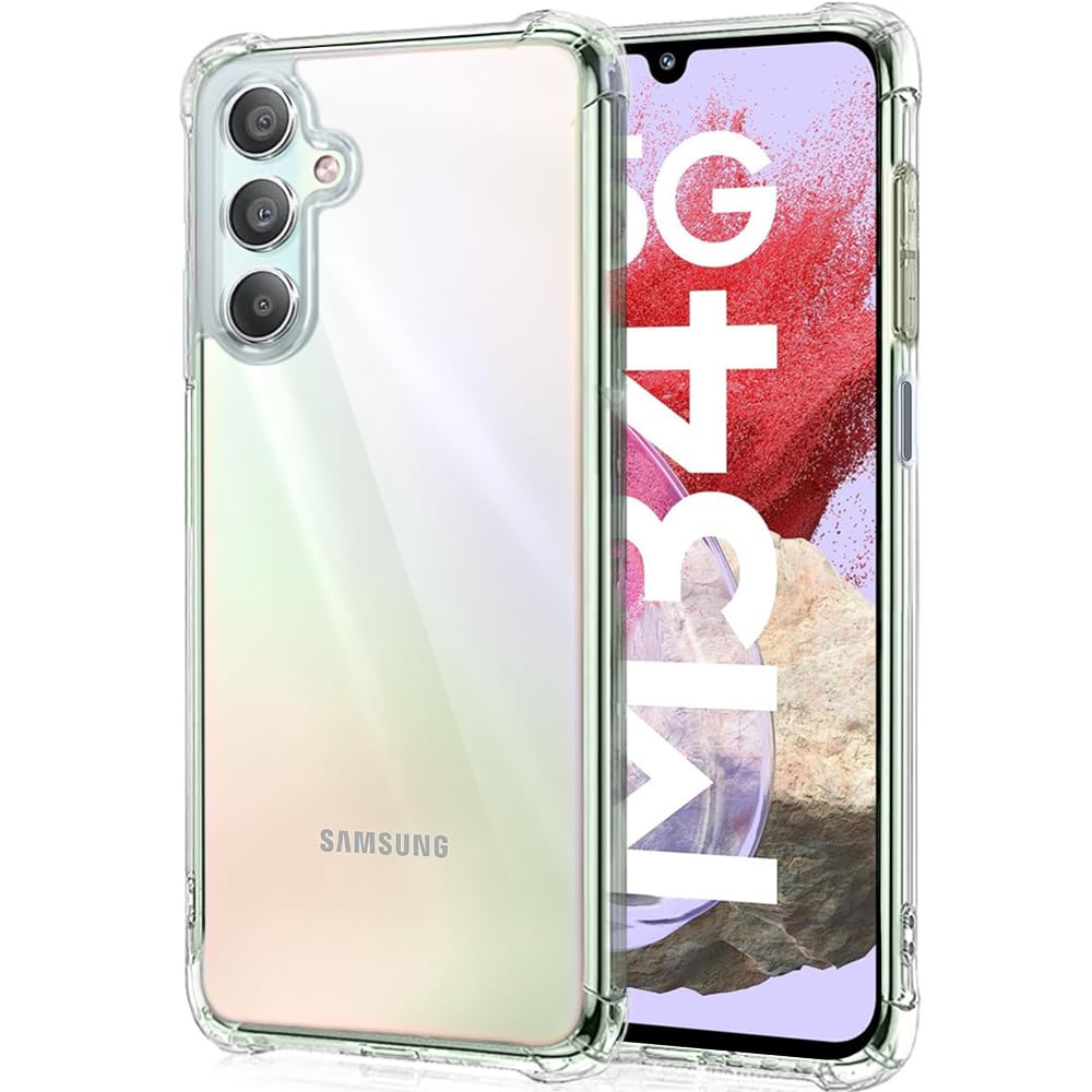 Premium Quality Clear Case No Yellowing Back With Smart Shockproof Cushions + HARD SCREEN  PROTECTOR FREE