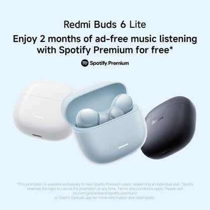 Xiaomi Redmi Buds 6 Lite – Auriculares inalámbricos con cancelación de ruido