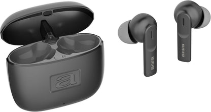 AIWA EBTW-200 – Stereo Wireless ENC TWS Earbuds with Metal Charging Case & Bluetooth 5.3