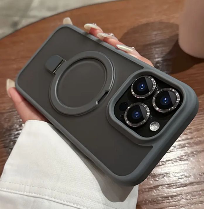 iPhone 14/14 Pro/14 plus/14 pro Max AG Acrylic with ring supported + HARD SCREEN PROTECTOR FREE