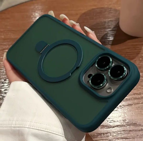 iPhone 12/12 Pro/12 Pro Max AG Acrylique avec anneau de support + PROTECTION D'ÉCRAN RIGIDE GRATUITE