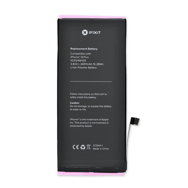 Batterie de remplacement d'origine pour Apple iPhone 8/8 Plus (100 % de santé)