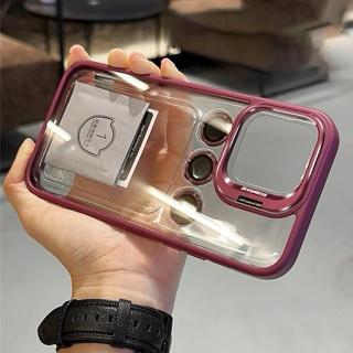 ÉTUI POUR EIPHONE 14/14 PRO / 14 PRO MAX U1 AVEC SUPPORT, MEILLEURE PROTECTION DE L'APPAREIL PHOTO, CADRE ENTIÈREMENT EN MÉTAL + PROTECTION D'ÉCRAN RIGIDE GRATUITE