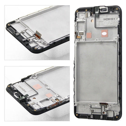 Samsung Galaxy A25 A256B DISPLAY LCD Touch Frame Black  ORIGINAL