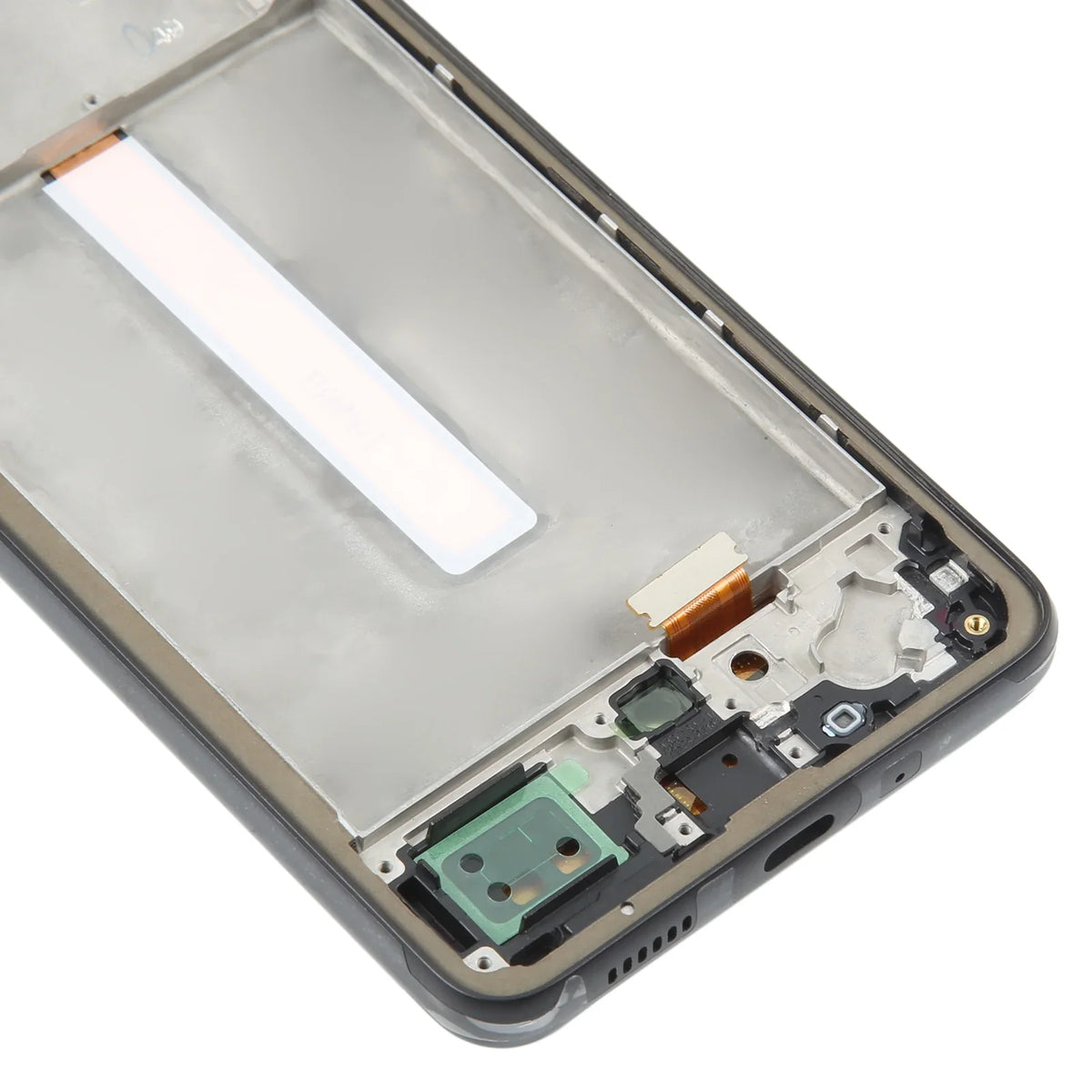 Écran complet d'origine du Samsung Galaxy A33 5G SM-A336 avec cadre argenté