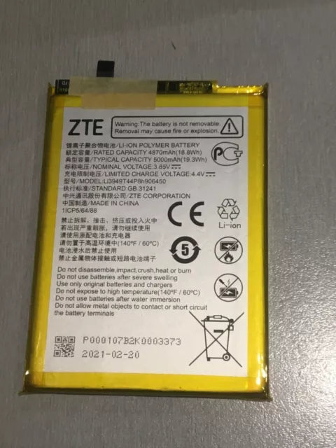 ZTE  A73     Premium Battery 100% HEALTH