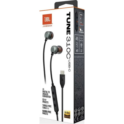 JBL TUNE 305C USB – Wired In-Ear Stereo Earphones with Deep Bass & Mic
