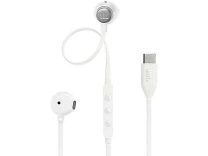 JBL Tune 305C USB-C In-Ear Headphones with Mic & Hi-Res Audio | Flat Cable
