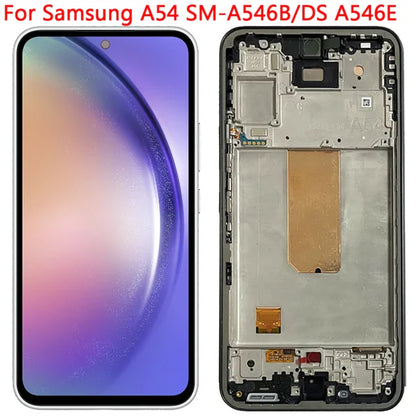 Samsung Galaxy A54 5G A546  Pantalla Completa AMOLED + Tactil + Marco Negro
