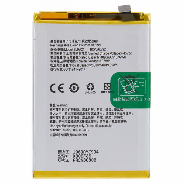 Batterie Premium OPPO A18 100 % de santé