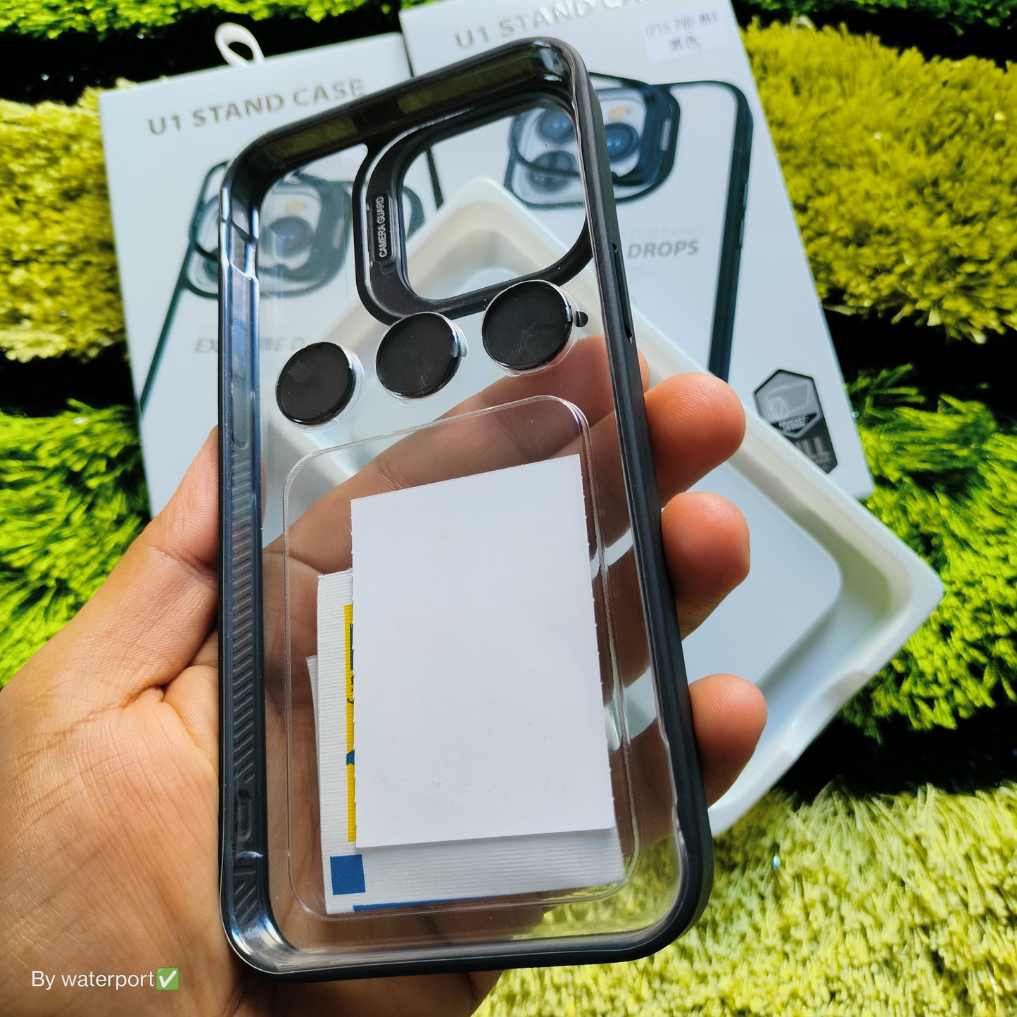 IPHONE 13/13 PRO /13 PRO MAX   BEST U1 STAND CASE CAMARA PROTECTION FULL METAL FRAME + HARD SCREEN PROTECTOR FRE