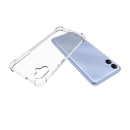 Premium Quality Clear Case No Yellowing Back With Smart Shockproof Cushions + HARD SCREEN  PROTECTOR FREE