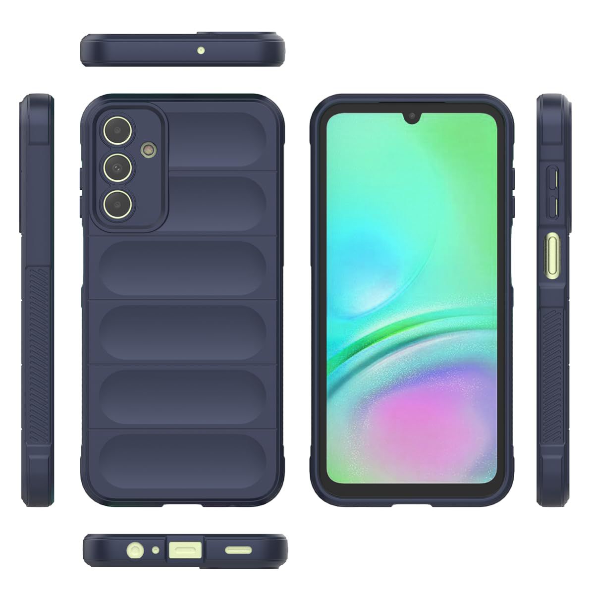 Samsung HQ Silicone Elegant Colors 3d Design + HARD SCREEN  PROTECTOR FREE