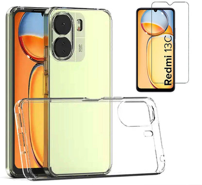 Premium Quality Clear Case Smart Shockproof + HARD SCREEN  PROTECTOR FREE