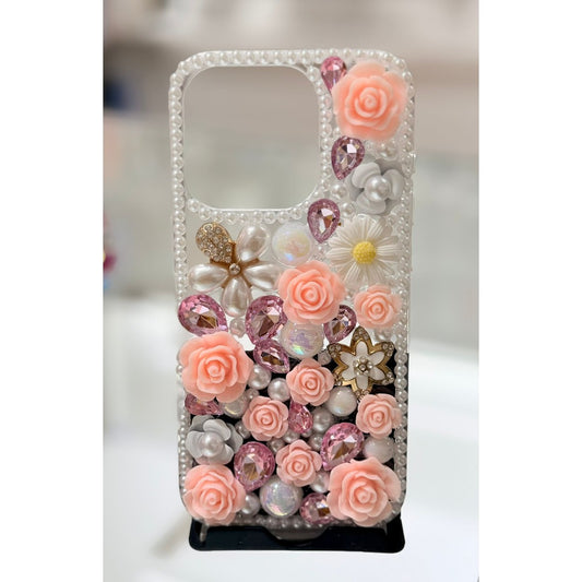 Handmade Pearl Bling iPhone 13 PRO Case