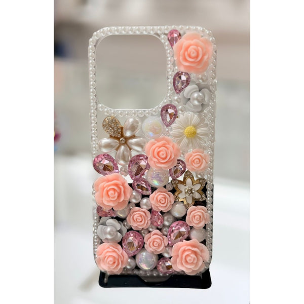 Handmade Pearl Bling iPhone 13 PRO Case