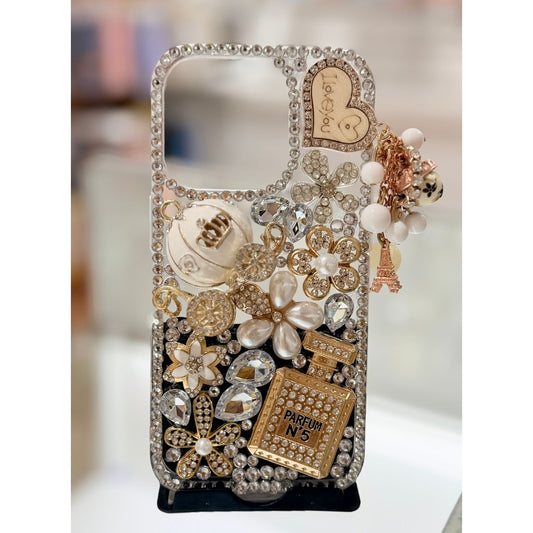 Handmade Pearl Bling iPhone 13 Case