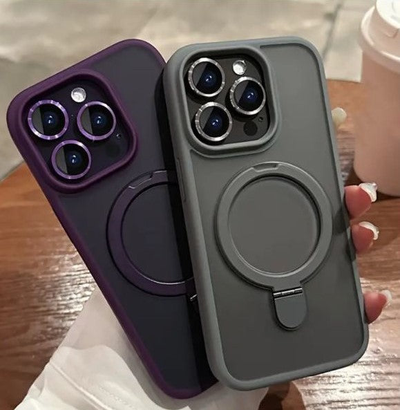 iPhone 13/ 13 pro / 13 Pro Max AG Acrylique avec anneau supporté + PROTECTION D'ÉCRAN RIGIDE GRATUITE