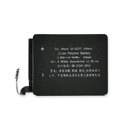 Apple Watch Series 5 (S5)  Battery Replacement (40mm 245mAh & 44mm 296mAh)