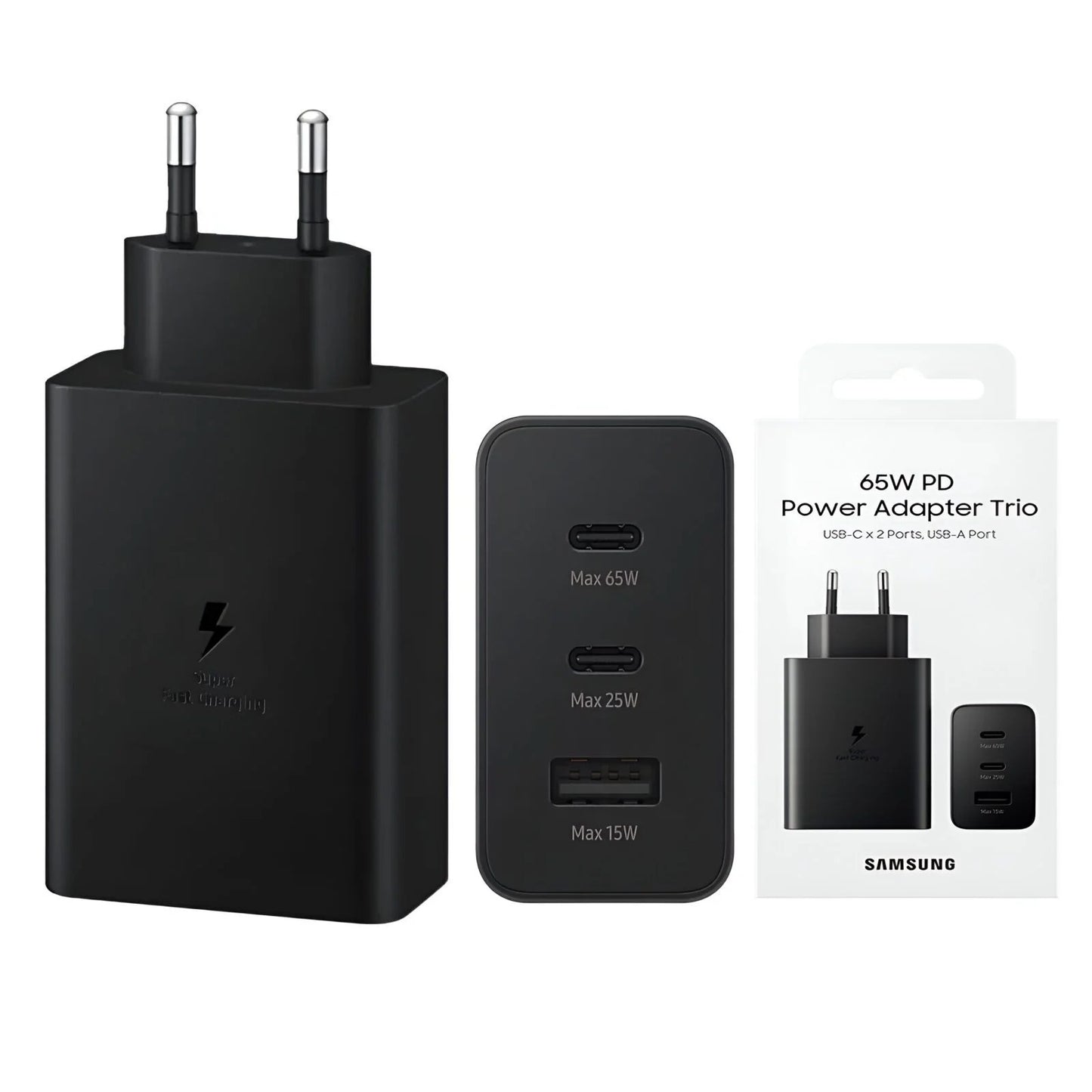Samsung 65W PD Power Adapter Trio